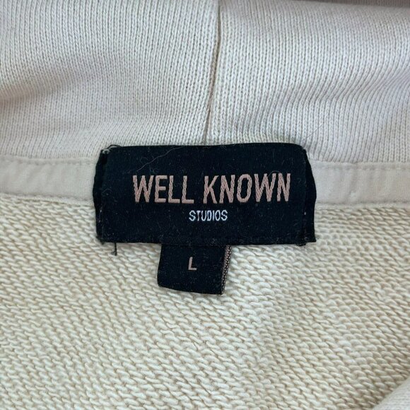 WELL KNOWN STUDIOS Jersey Knit SKULL ARTWORK Graphic Sweatshirt/Hoodie Sz L - Picture 5 of 10